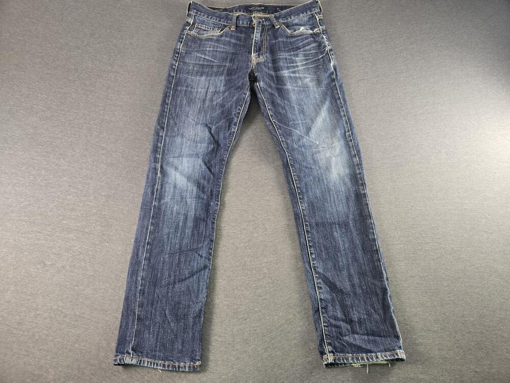 Lucky Brand 410 Jeans Mens 30x30 Blue Medium Wash Athletic Slim Straight Denim